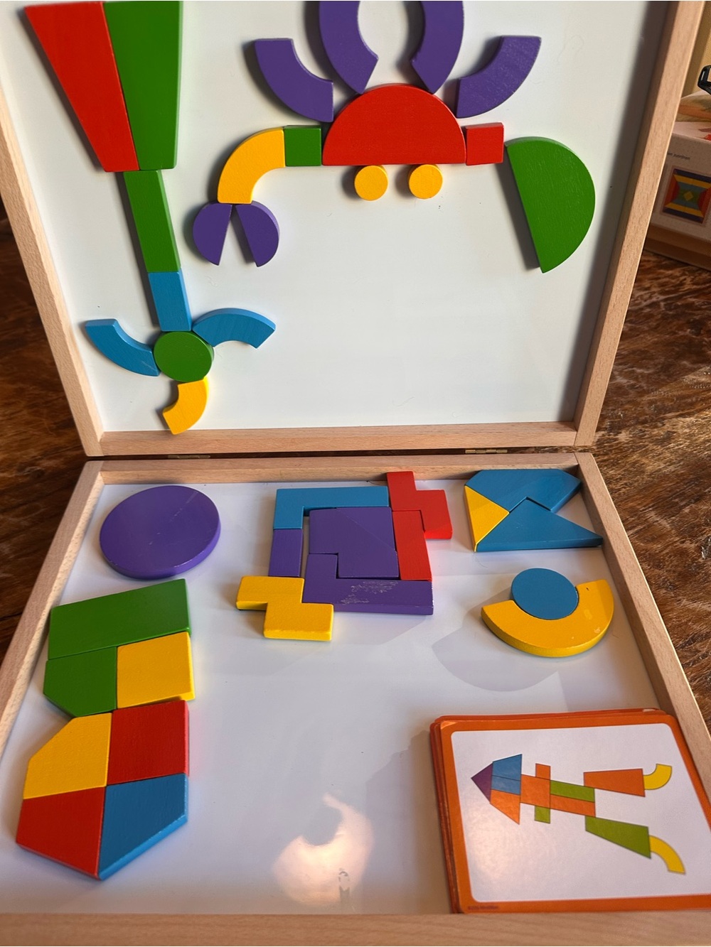 Imaginets Magnetic Shape Kit - Orange (MindWare)